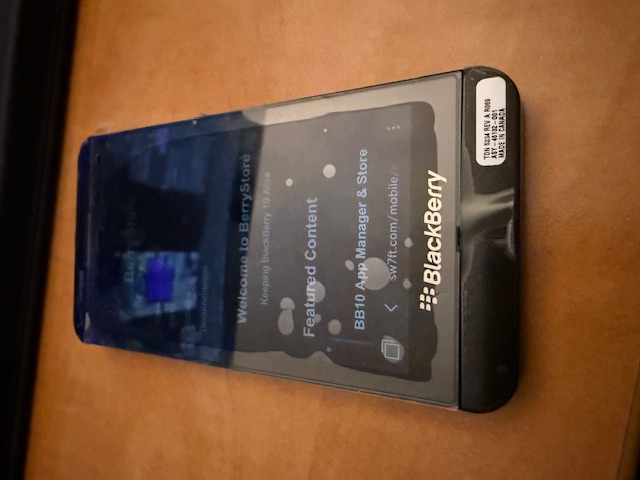 BlackBerry Z10 Back